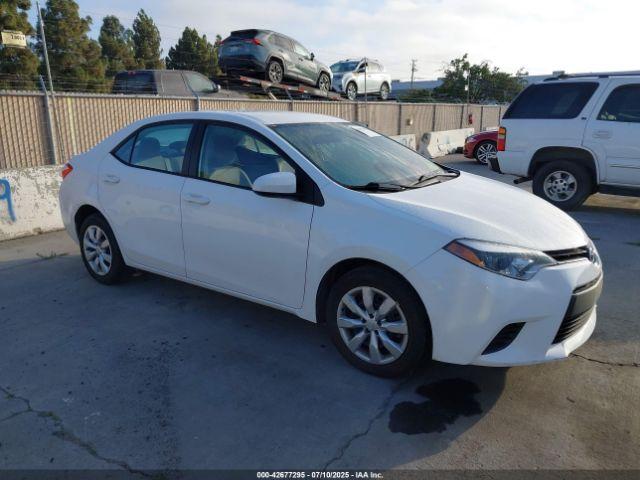  Salvage Toyota Corolla