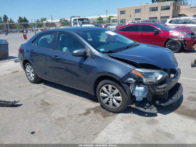  Salvage Toyota Corolla