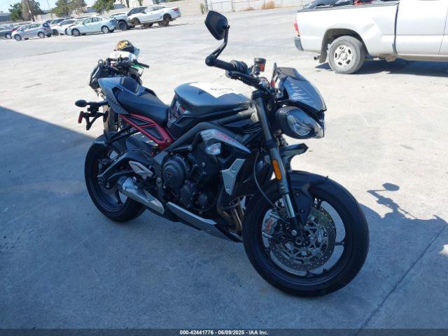  Salvage Triumph Motorcycle Street Triple