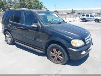 Salvage Mercedes-Benz M-Class