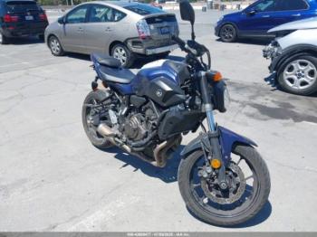  Salvage Yamaha Fz07a