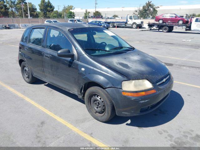  Salvage Chevrolet Aveo