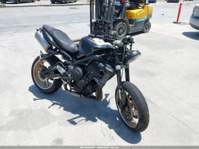  Salvage Triumph Motorcycle Street Triple