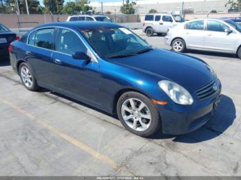  Salvage INFINITI G35