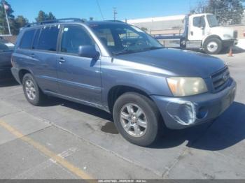  Salvage Toyota Highlander