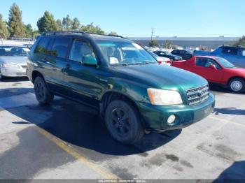  Salvage Toyota Highlander