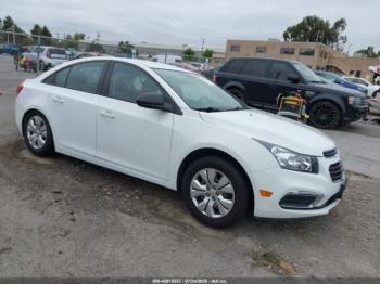 Salvage Chevrolet Cruze