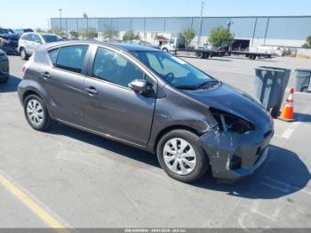  Salvage Toyota Prius c