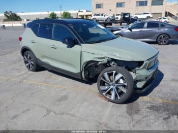  Salvage Volvo Xc40 Recharge Pure Electr