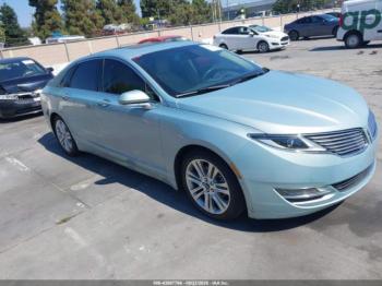  Salvage Lincoln MKZ Hybrid