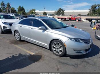  Salvage Lincoln MKZ Hybrid
