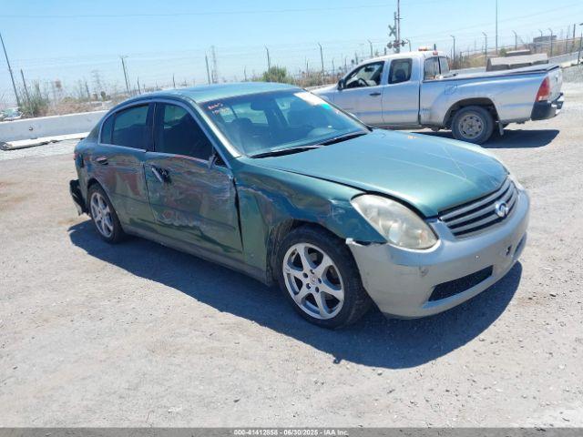  Salvage INFINITI G35
