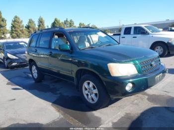  Salvage Toyota Highlander