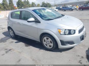  Salvage Chevrolet Sonic