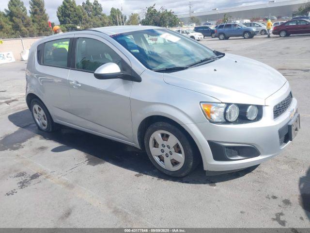  Salvage Chevrolet Sonic