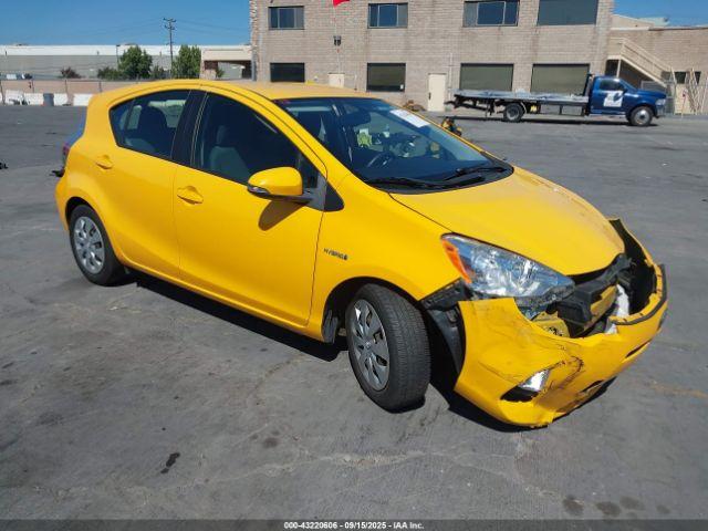  Salvage Toyota Prius c