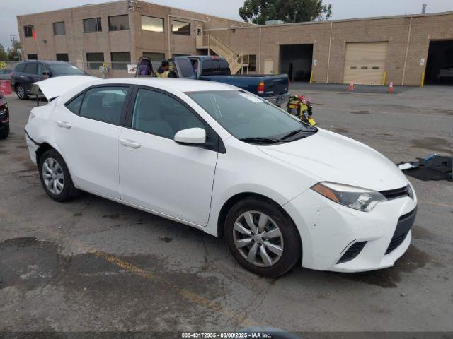  Salvage Toyota Corolla