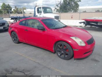  Salvage INFINITI G35