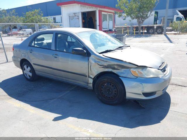 Salvage Toyota Corolla