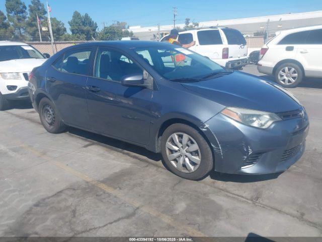  Salvage Toyota Corolla