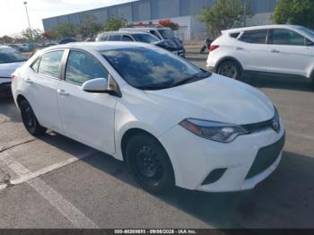  Salvage Toyota Corolla