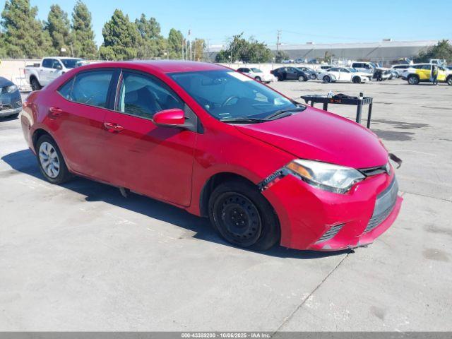  Salvage Toyota Corolla