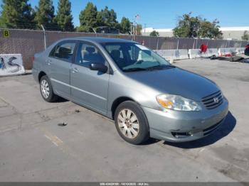  Salvage Toyota Corolla