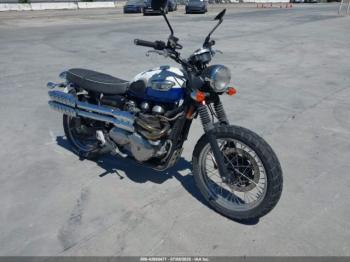  Salvage Triumph Motorcycle Scrambler