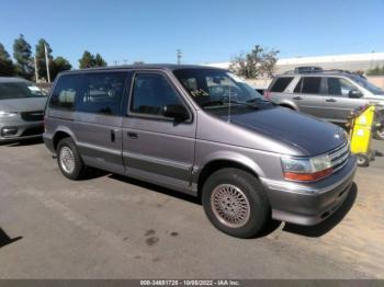  Salvage Plymouth Voyager