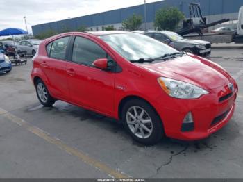  Salvage Toyota Prius c