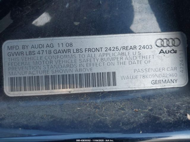 Audi A4 2.0t Premium Image 8