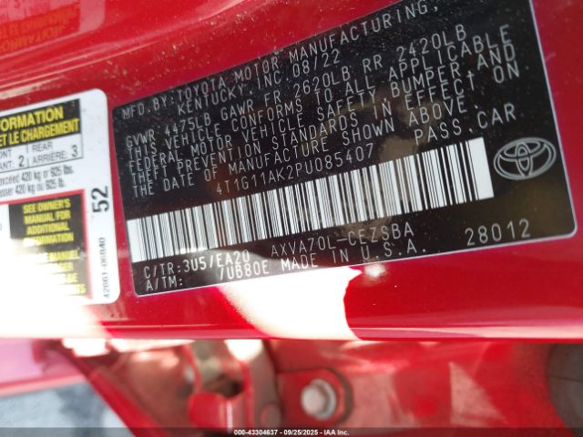 Toyota Camry Se Image 15