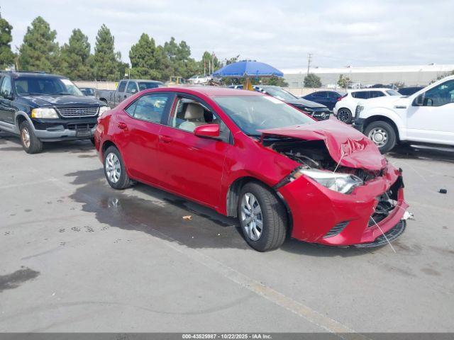  Salvage Toyota Corolla