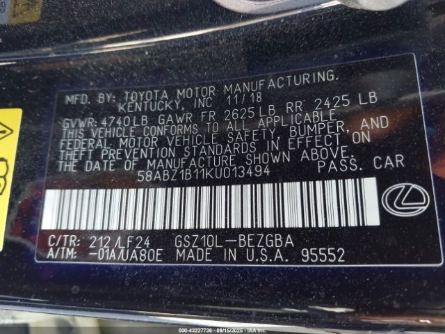 Lexus Es F Sport Image 5