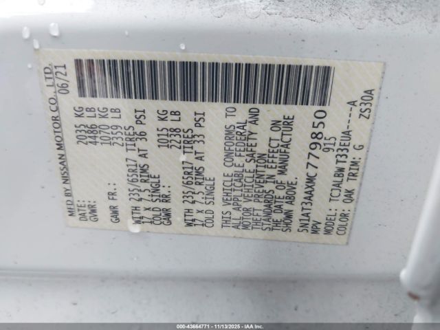 Nissan Rogue S Fwd Image 9