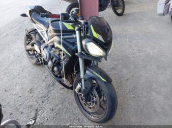  Salvage Triumph Motorcycle Street Triple