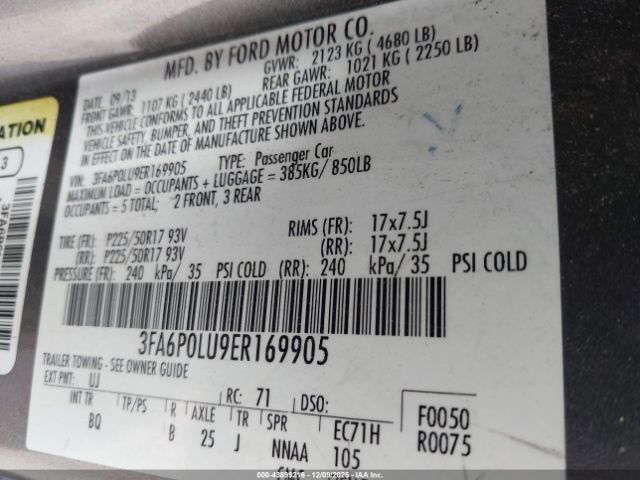 Ford Fusion Se Image 9