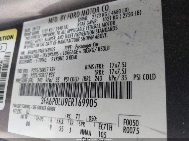 Ford Fusion Se Image 9