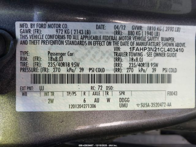 Ford Focus Titanium Image 8