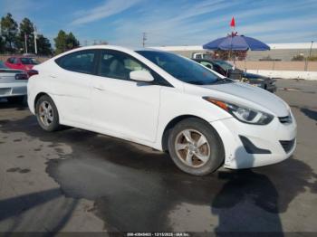  Salvage Hyundai ELANTRA