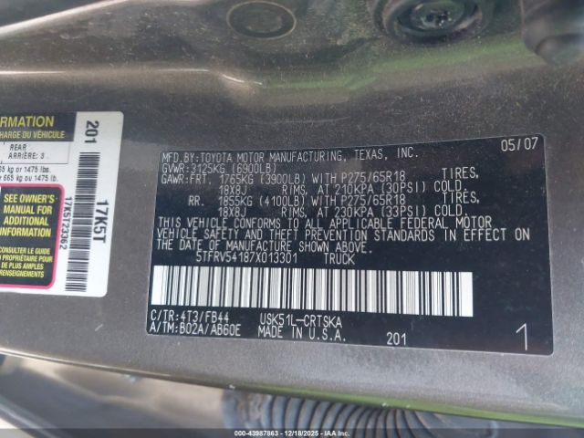 Toyota Tundra Sr5 V8 Image 4