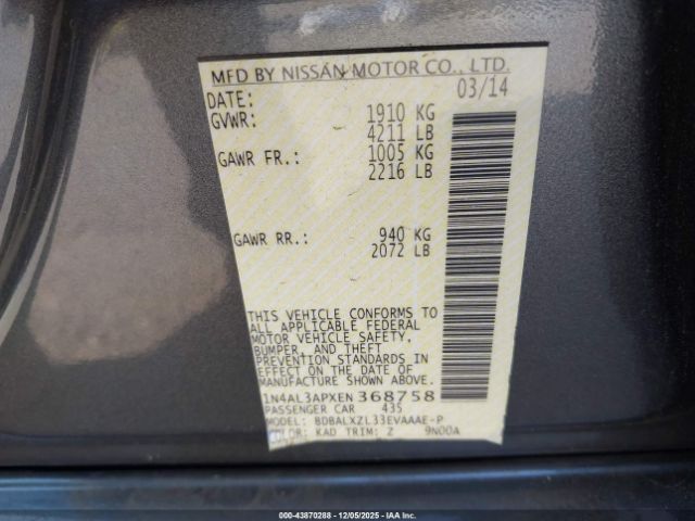 Nissan Altima 2.5 Sl Image 5