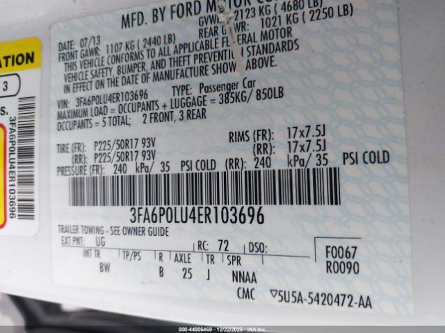 Ford Fusion Se Image 9