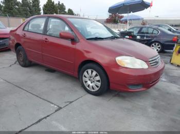  Salvage Toyota Corolla