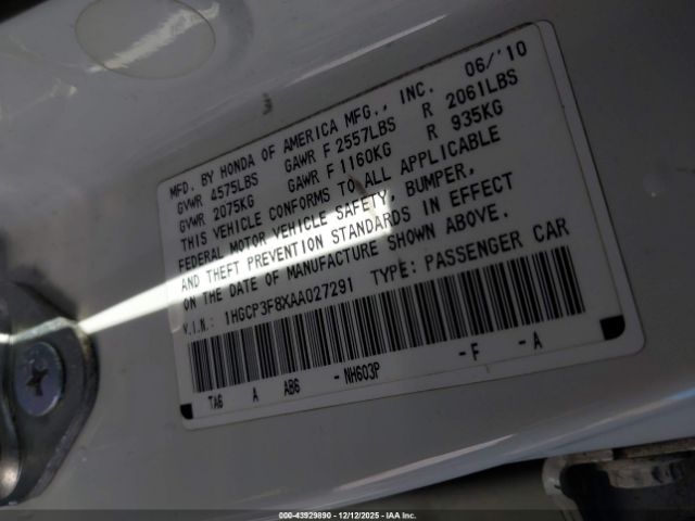 Honda Accord 3.5 Ex-l Image 11