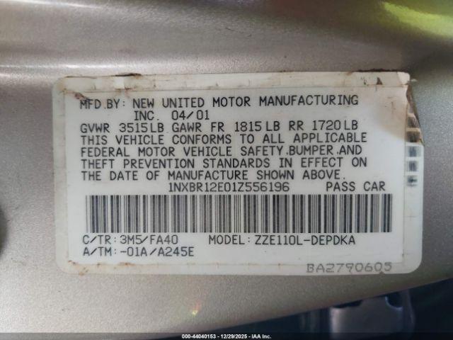 Toyota Corolla Le Image 9