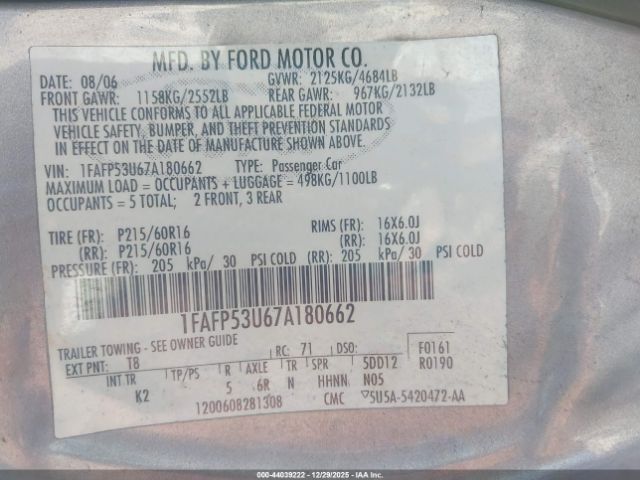 Ford Taurus Se Image 6