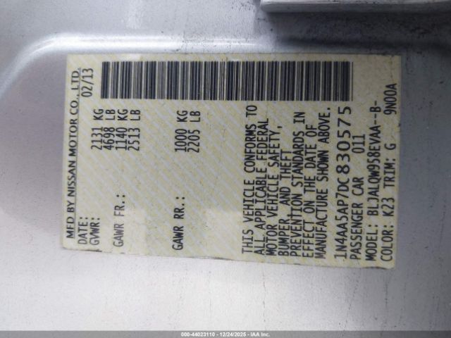 Nissan Maxima 3.5 S Image 9