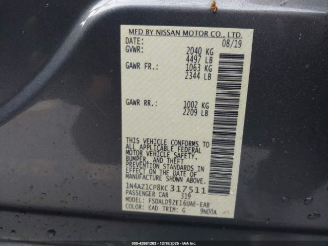 Nissan LEAF Sv Image 15