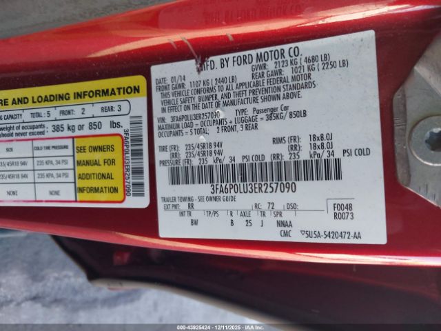 Ford Fusion Se Image 7